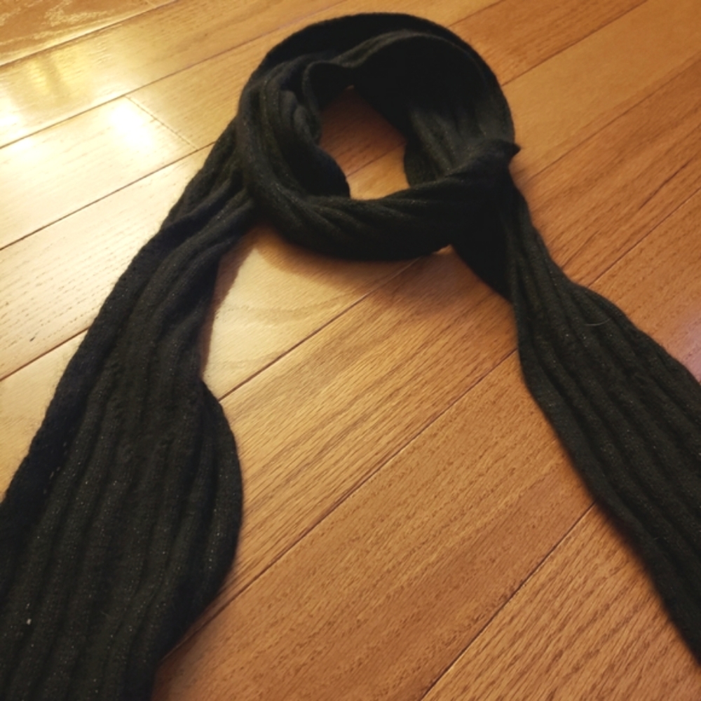 Express Black Sparkly Scarf